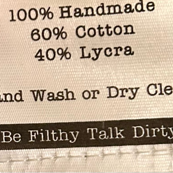 Filthy Mouth Long Sleeve Peplum Tunic.  Size XS. - Picture 7 of 7